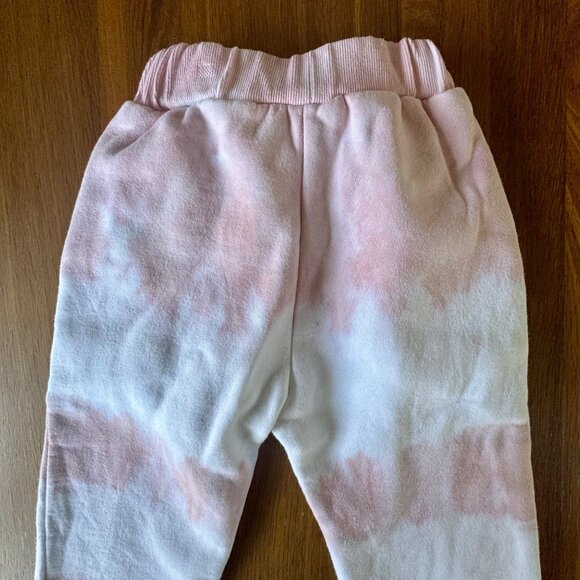 LOLA AND THE BOYS Tie Dye Sweat Pants Girls 4 4T Candy Heart Track Pants Sweats - Picture 4 of 5